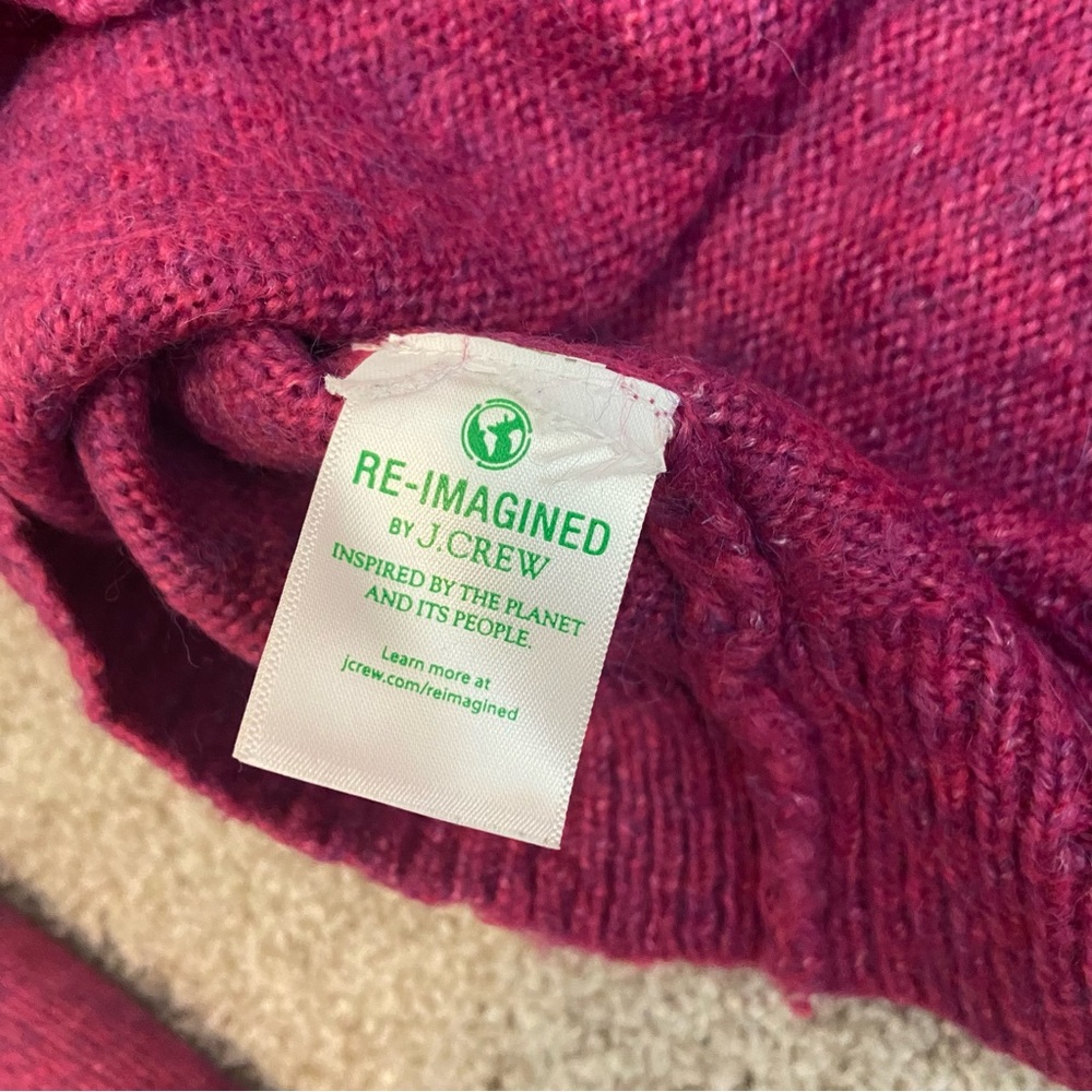 J.Crew Pink Cozy Super-Soft Crewneck Sweater π size M - Picture 7 of 10